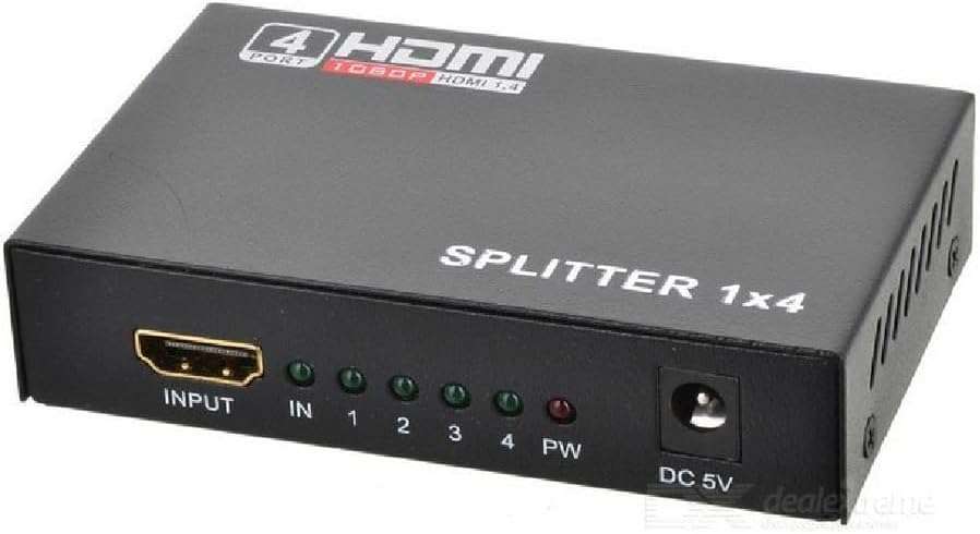 UniQue 4K Ultra HD 4 Port HDTV Splitter