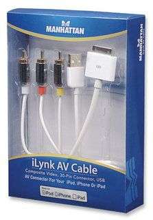 Manhattan ilynk AV Cable Composite Video Cable 3 X RCA