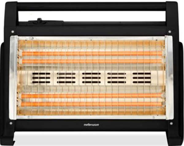 Mellerware Heater 2 Heat Settings Quartz Plastic Black 4
