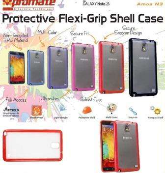 Promate Red Amos N3 Protective flexi-grip