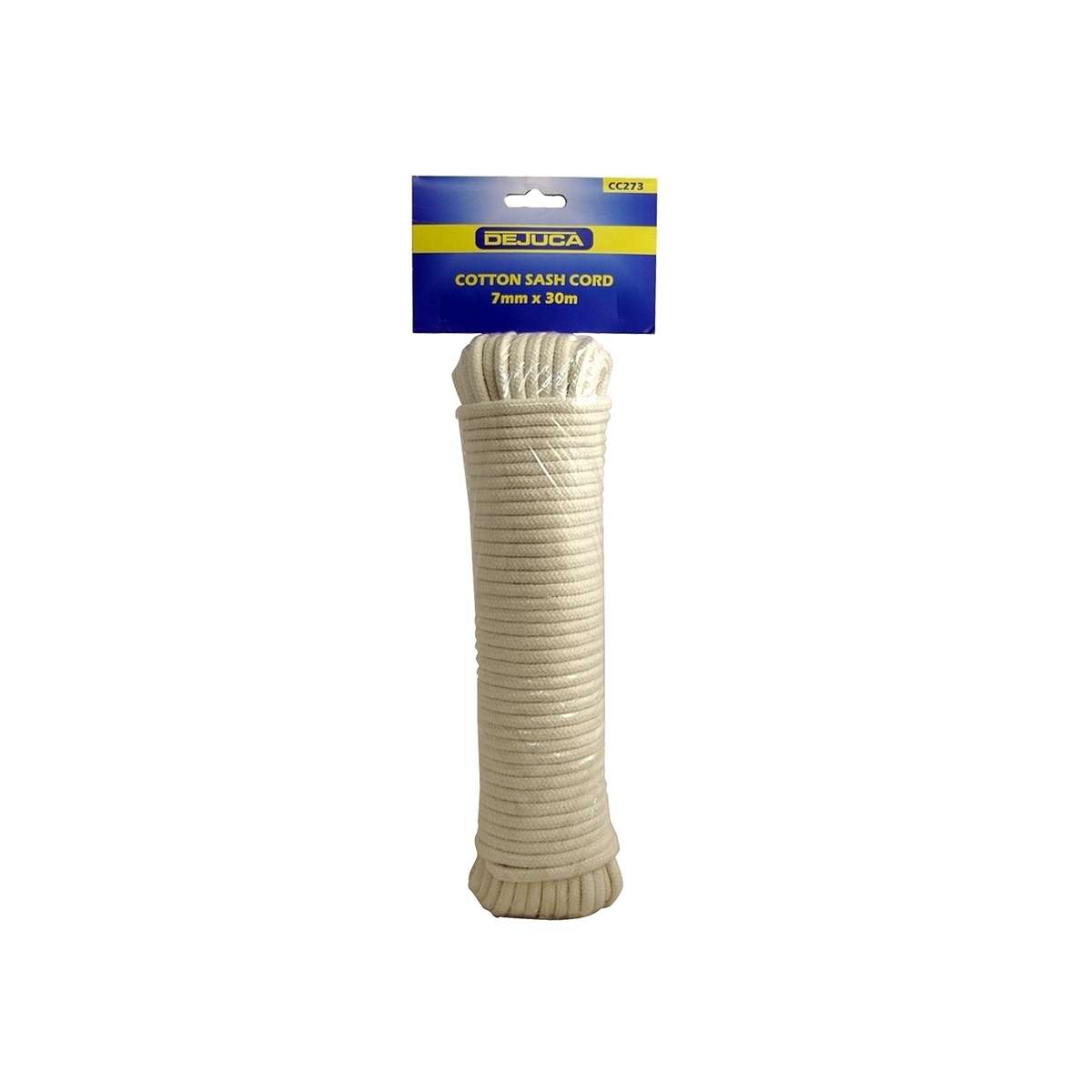 Dejuca - Cotton Sash Cord - 7mm X 30m  - Cord - 7mm - (hank) - 5 Pack