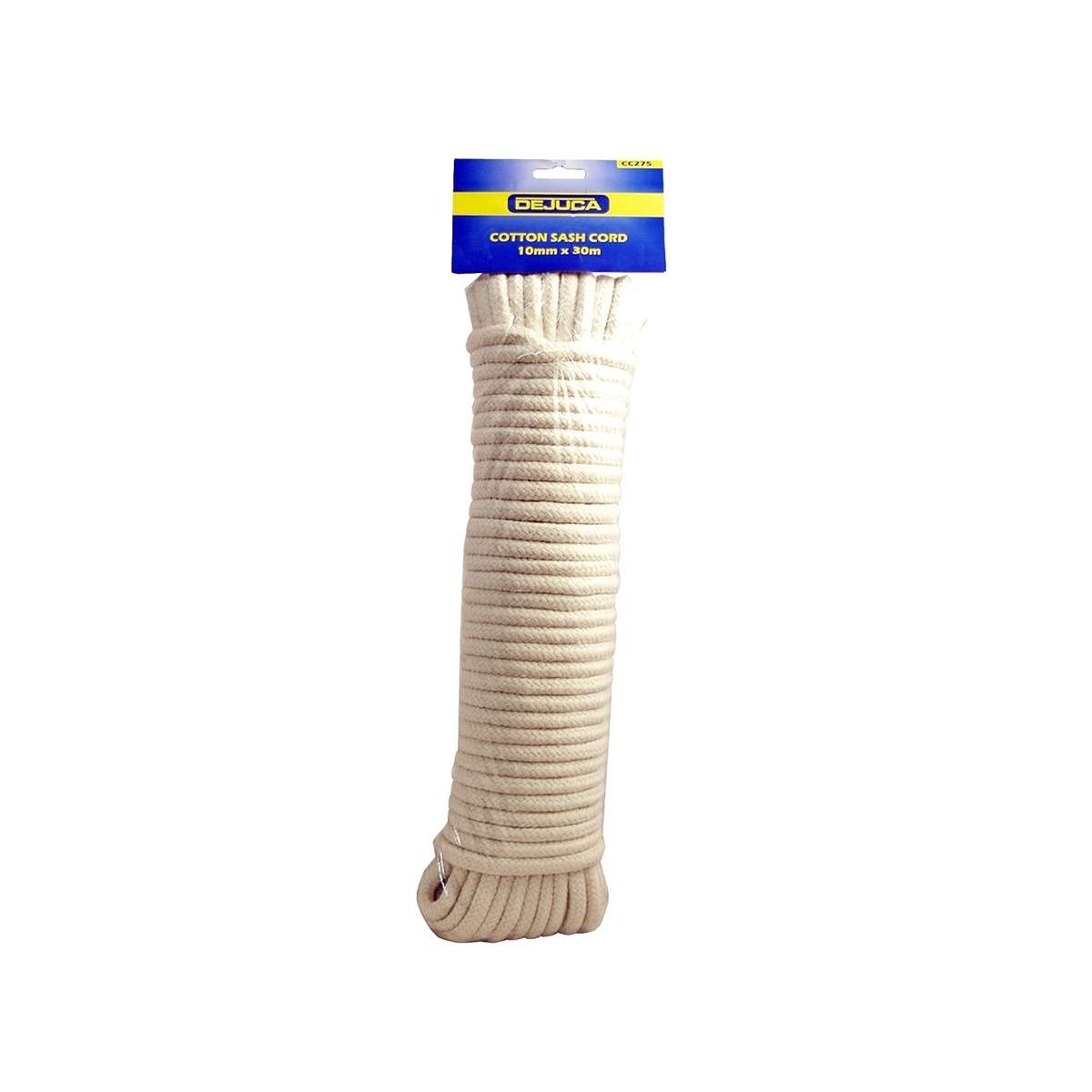 Dejuca - Cotton Sash Cord - 10mm X 30m  - Cord - 10mm - (hank) - 5 Pack