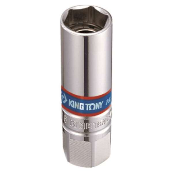 King Tony - Socket Spark Plug Magnetic 3/8 X 16Mm - 2 Pack
