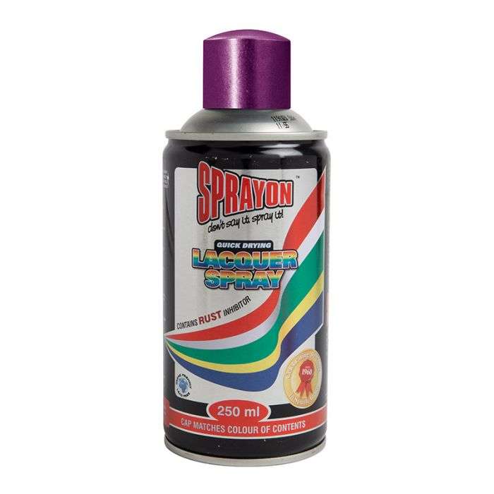 Sprayon - Metallic Spray Paint Purple 250ml - 2 Pack