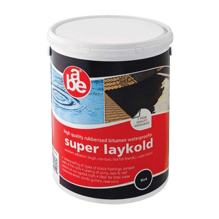 ABE - Super Laykold - 1L - Black - Bulk Pack of 2