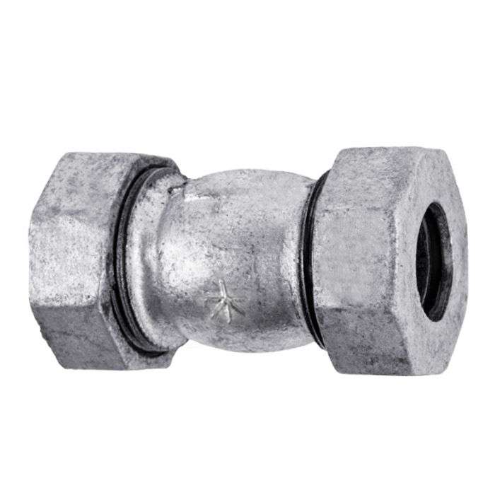 Bulk Pack x 2 Galvanised Johnson Coupling - 32mm