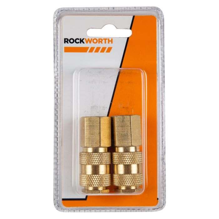 Rockworth - Quick Set - Coupler - To Female - 6mm - 2 Per Pack - 2 Pack