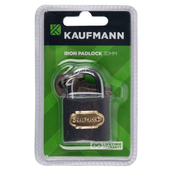 Kaufmann Lock - Steel - 30mm