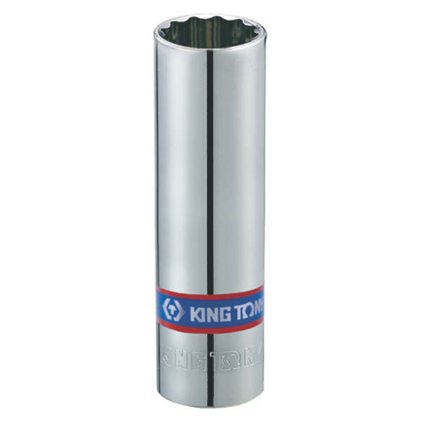 King Tony - 1/2 Spark Plug Socket 14Mm 12Pt Chrome Rubber