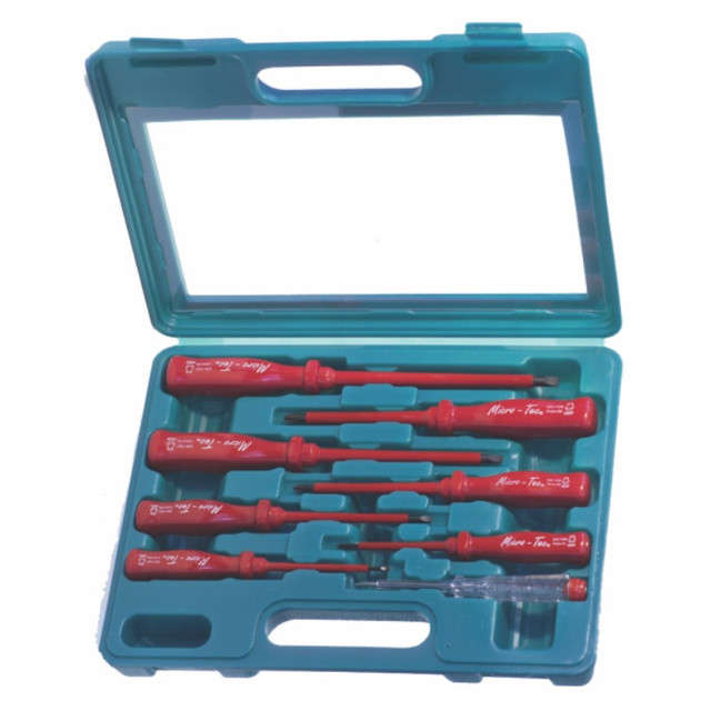 Micro-Tec - Screwdriver Set Electrician'S 8 Piece - 2 Pack