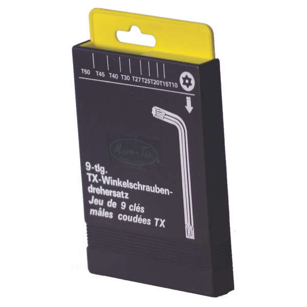 Micro-Tec - Wrench Set Tx.T10-T50 Tamper Proof