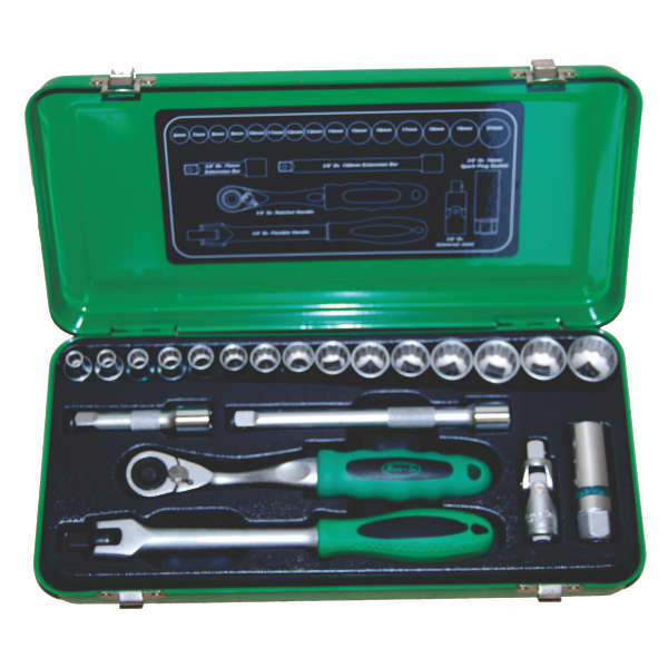 Micro-Tec - Sockets 3/8 Std 6-21Mm 21Pc