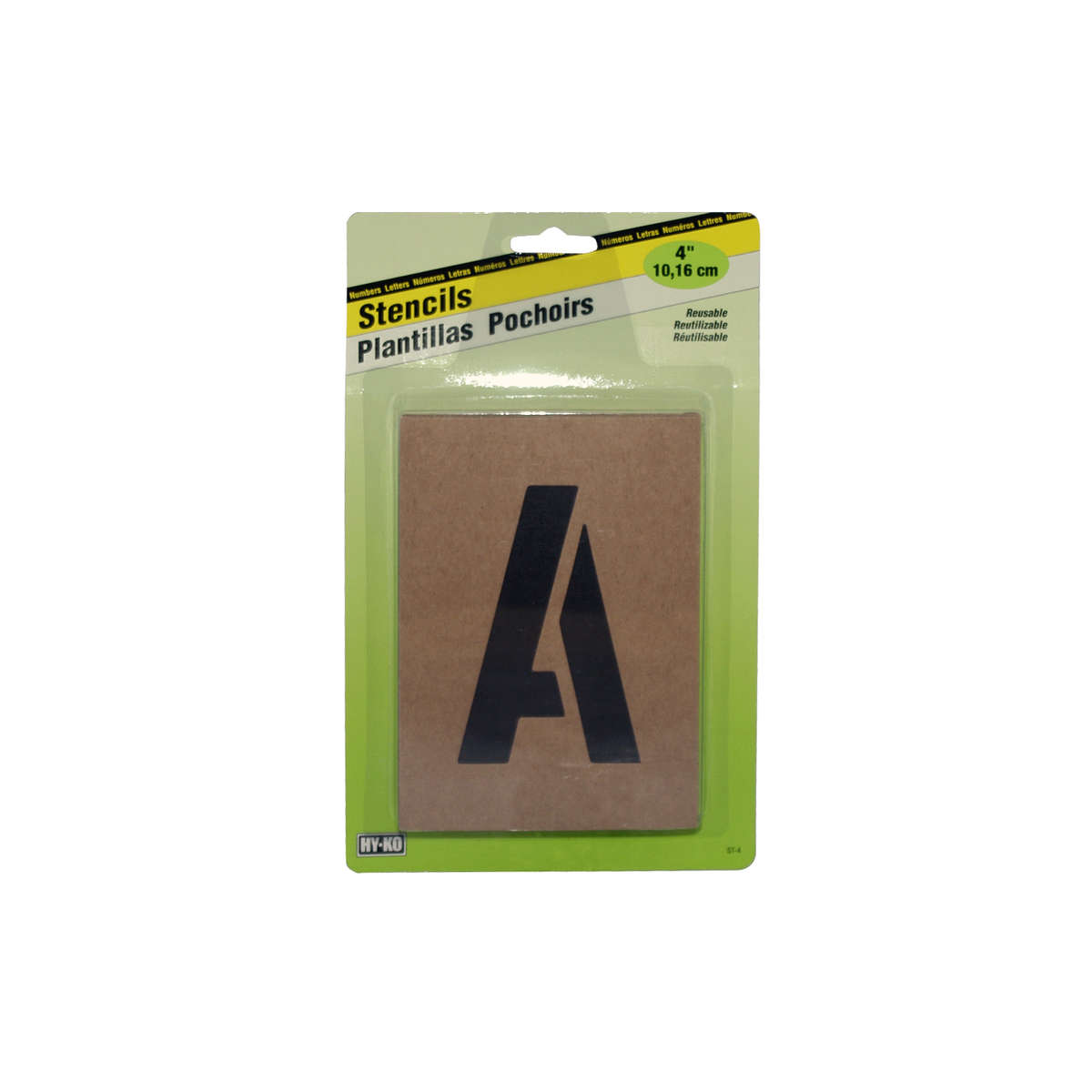 Stencil Figure And Letter - Reusable - 100mm - 2 Pack