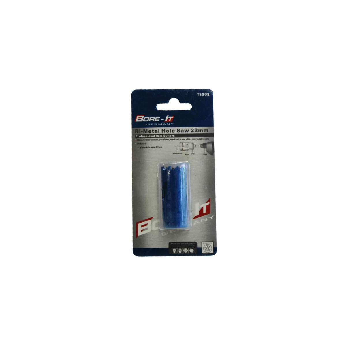 Bore-it - Hole Saw - Bi-metal - 22mm