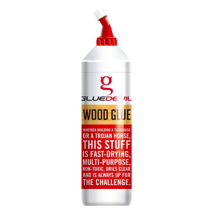 Glue Devil - Wood Glue 1L Bottle - 2 Pack