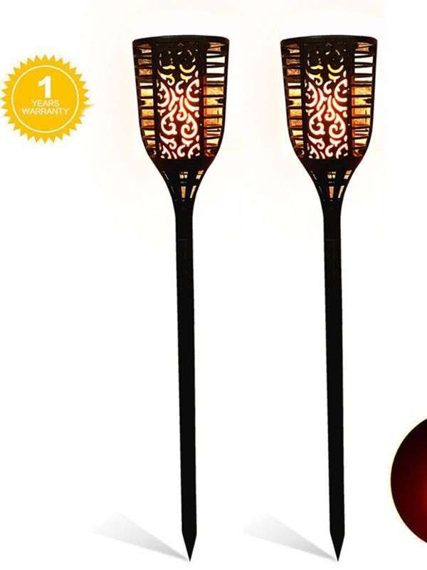 Stock from 6//Solar Flame LED Light Sensor  Activated