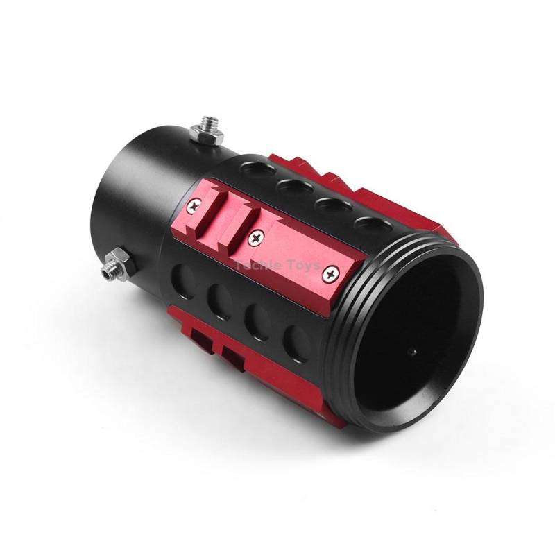 Car Modification Exhaust Pipe Tail Throat(Black)