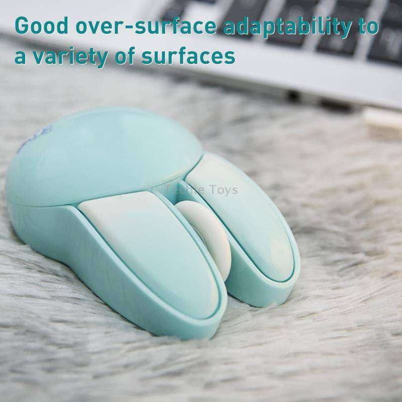 MOFii M6 Rabbit Shape 2.4G Wireless Mute Mouse(Milk Tea)