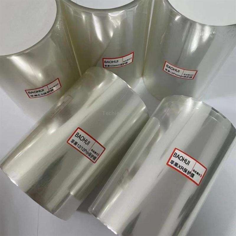 For iPhone 6 Plus / 6S Plus LCD Transparent Plastic Protection Stickers