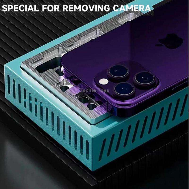 iFixes Bracket & Camera Disassembly Repair Heating Platform for iPhone 7-14 Pro Max, Plug:US Plug