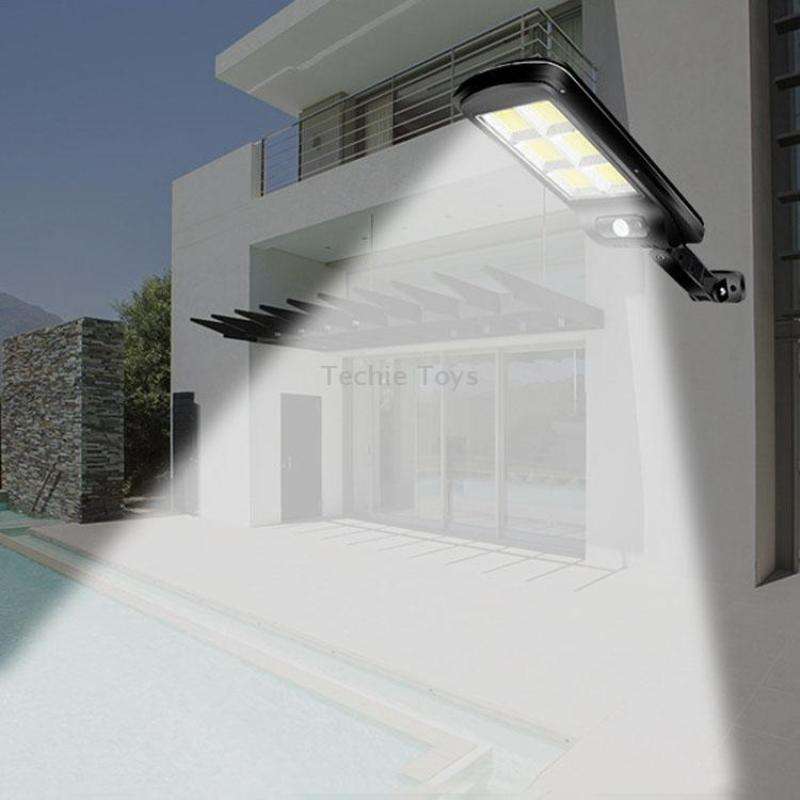 30W Solar Power Human Body Induction + Light Control Street Light Multi-Function Remote Control Outd