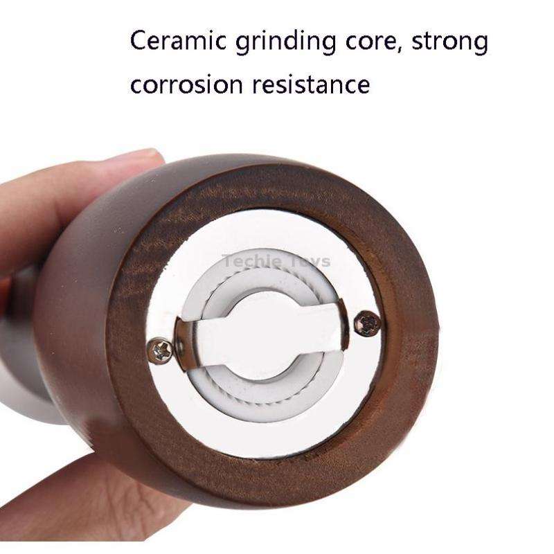 Beech 304 Stainless Steel Manual Pepper Grinder Ceramic Core Pepper Grinder, Specification: 6 Inch (