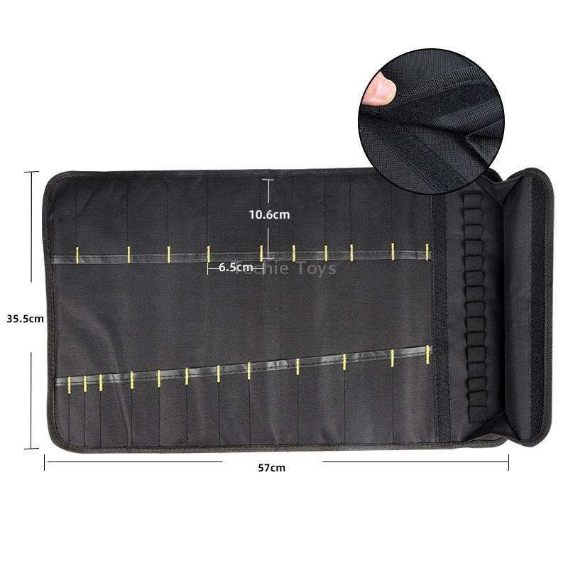 Chef Knife Storage Bag Portable Reel Knife Bag(Black)