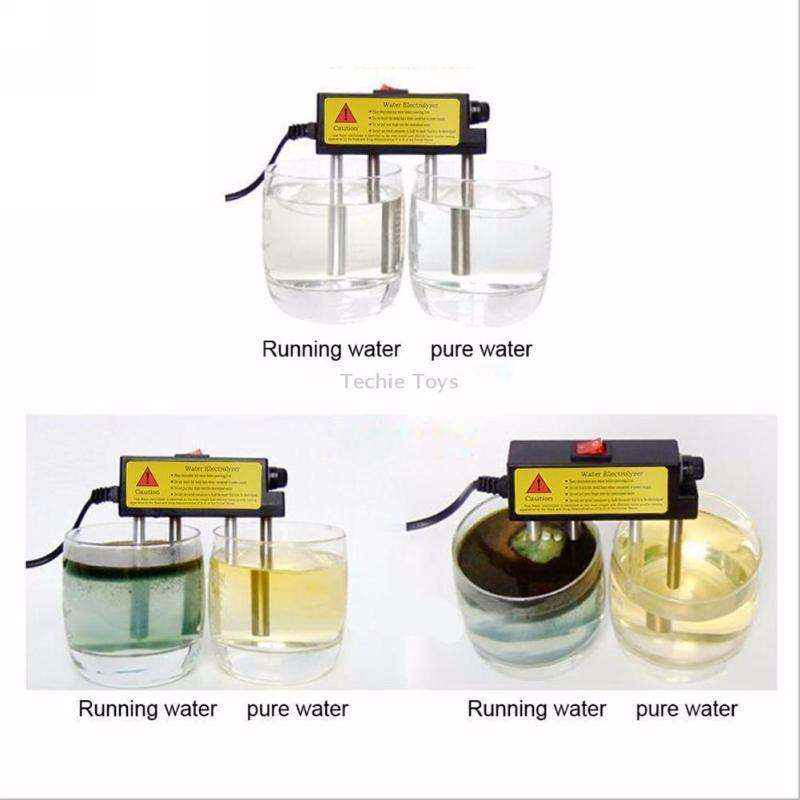 2 PCS Household Electrolyzer Test Electrolysis Water Tools Water Purity Level Meter PH Testing Tool