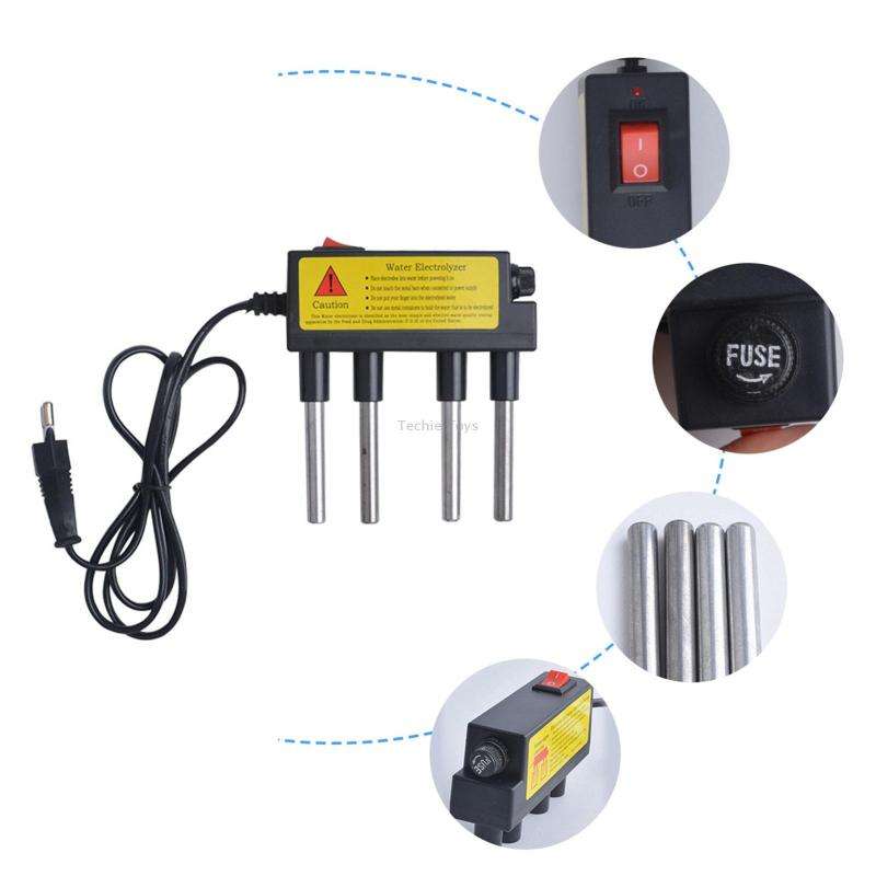 2 PCS Household Electrolyzer Test Electrolysis Water Tools Water Purity Level Meter PH Testing Tool