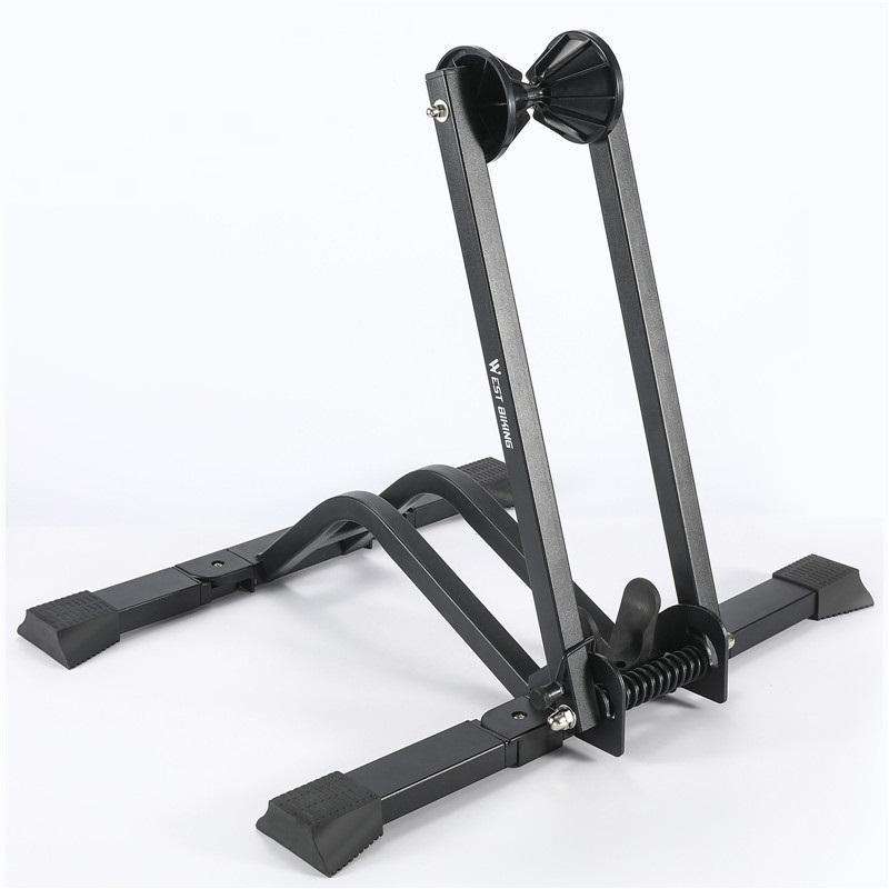 WEST BIKING Portable Bicycle Parking Display Stand(Black)
