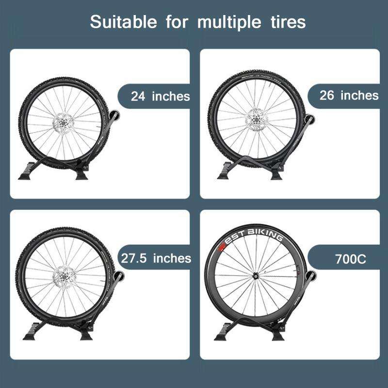 WEST BIKING Portable Bicycle Parking Display Stand(Black)