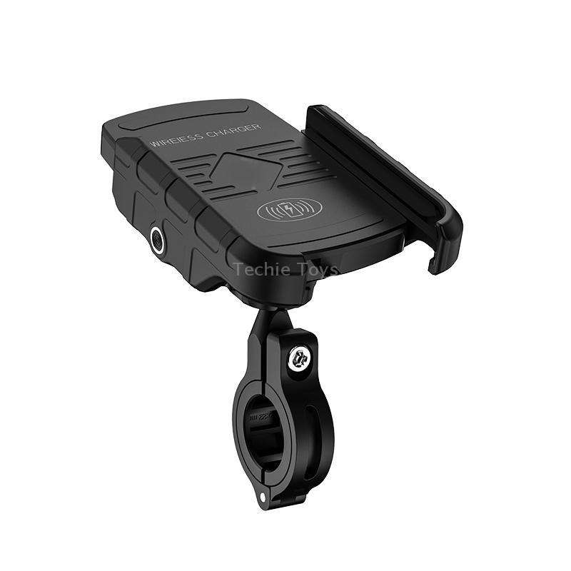 M9 Motorcycle Wireless Charging Mobile Phone Bracket 15W Fast Charging Mobile Phone Navigation Brack