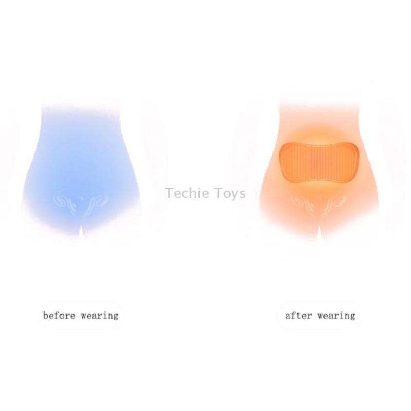 Electric Heating Uterus Warming Belt, Specification: English(White)