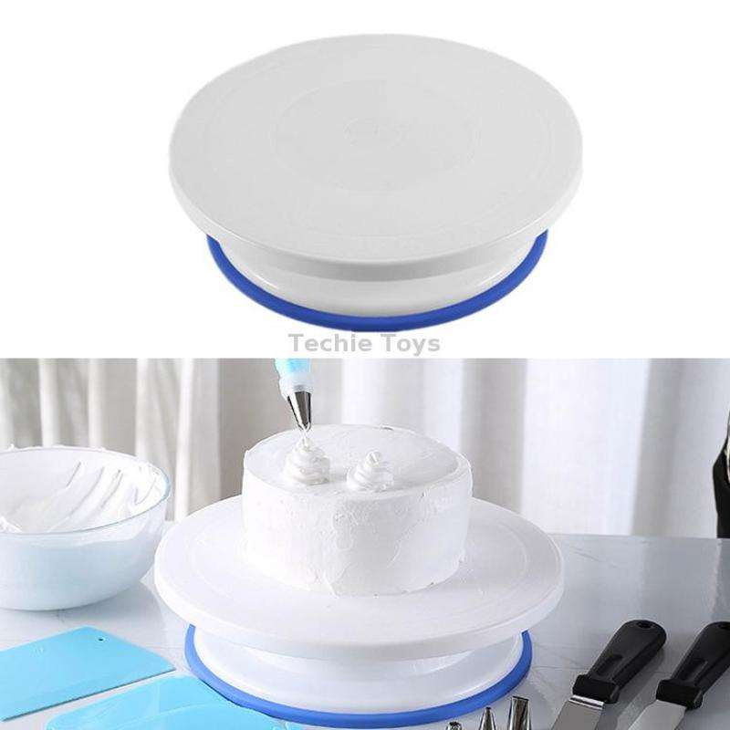 Home Piping Table Cake Turntable, Specification: Blue