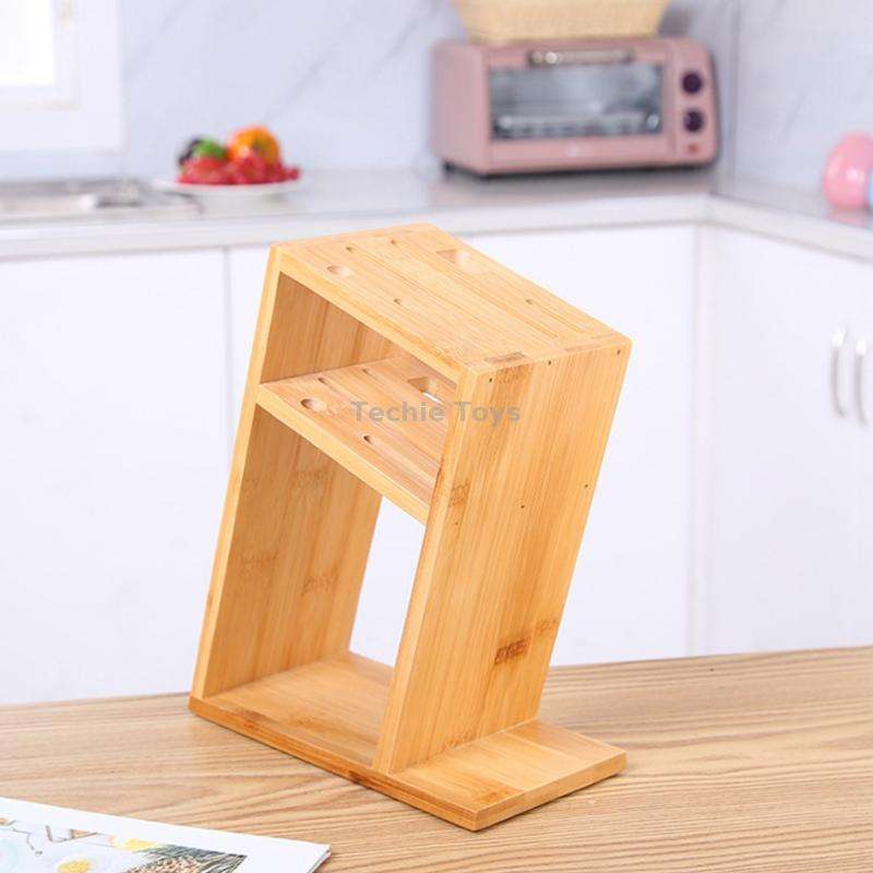 Kitchen Multifunctional Knife Storage Rack, Specification: Beveled
