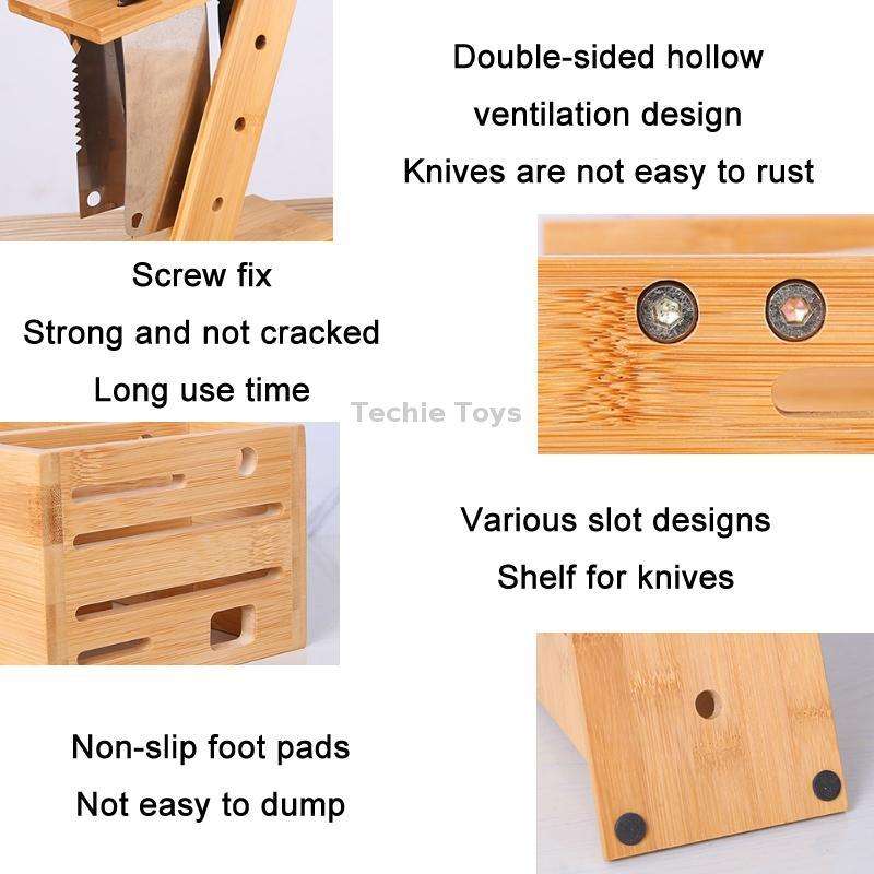 Kitchen Multifunctional Knife Storage Rack, Specification: Beveled