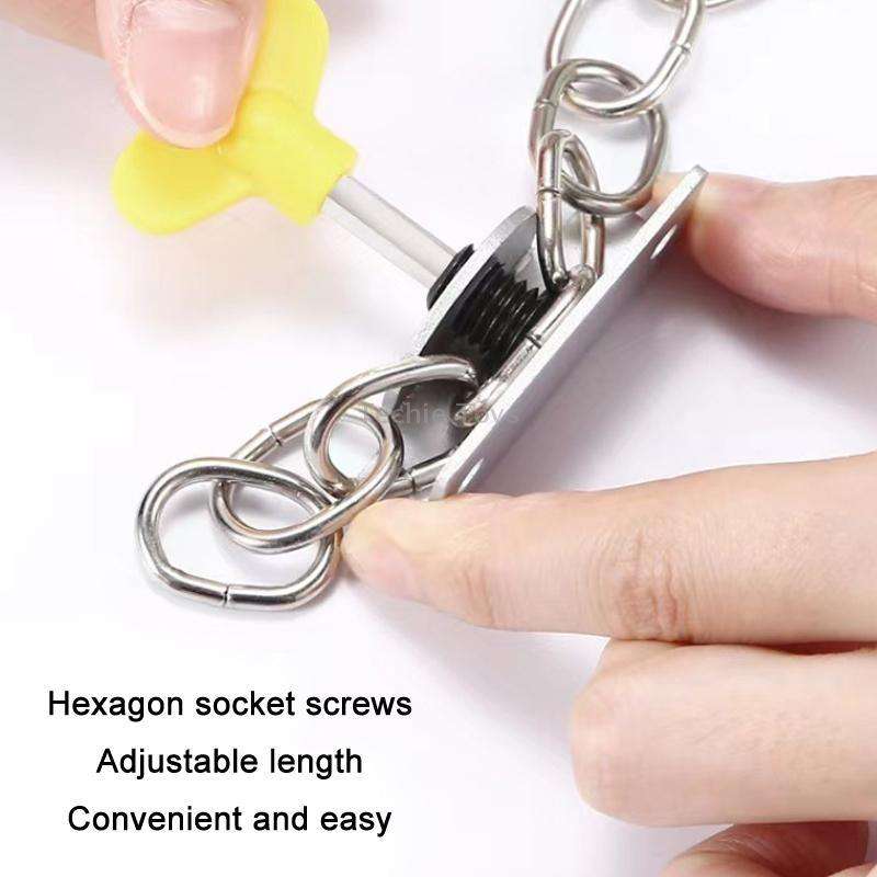 Punching Installation Protection Stainless Steel Window Limit Lock, Specification: A Type Black