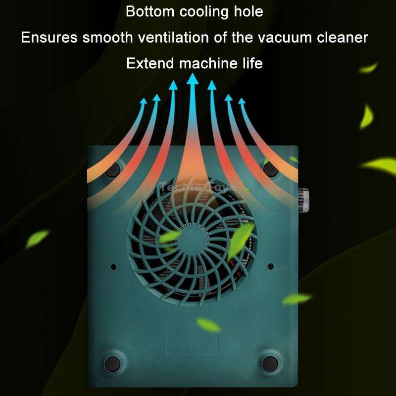 80W Adjustable Speed High Power Nail Vacuum Cleaner, Specification: US Plug (White)