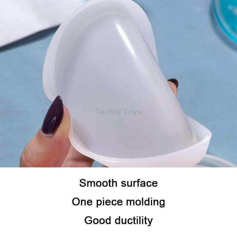 DIY Crystal Epoxy Storage Box Silicone Mould, Specification: Round Coaster Box Set