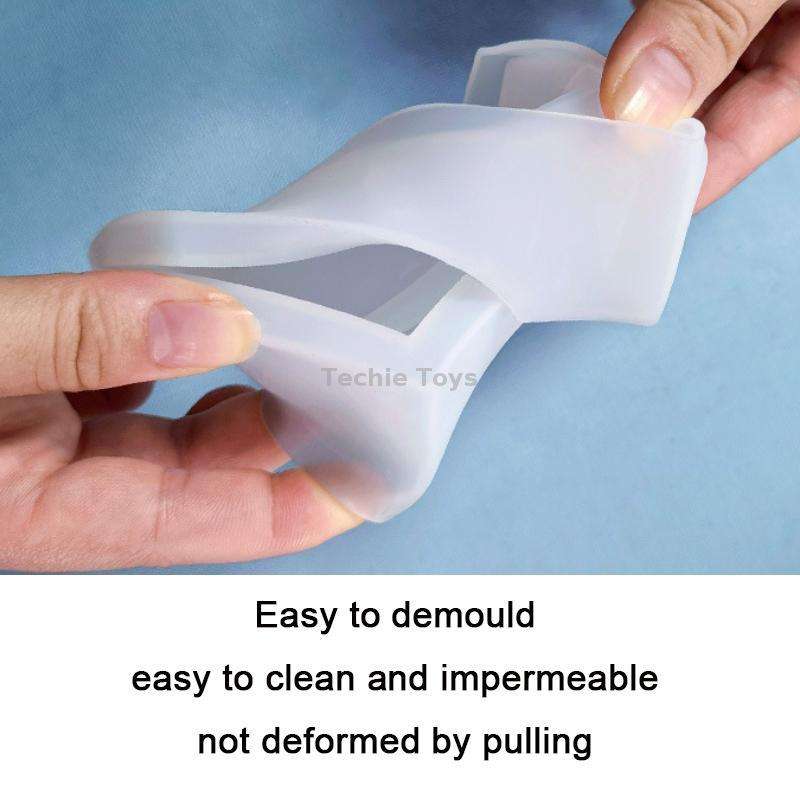 DIY Crystal Epoxy Storage Box Silicone Mould, Specification: Round Coaster Box Set