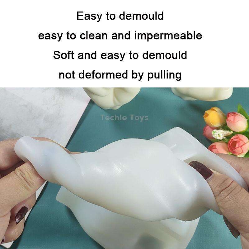 DIY Hand Shaped Scented Candle Silicone Mold, Specification: SX-LZ-331