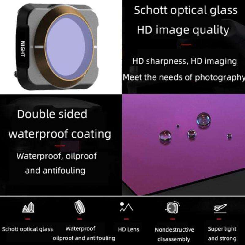 JSR For DJI Mavic Air 2 Motion Camera Filter, Style: ND6-9