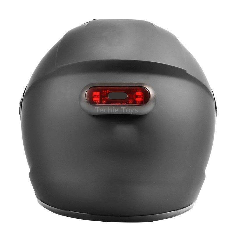 Motorbike Helmet Warning Light USB Rechargeable Waterproof Tail Light, Specification: 4 Beads B Mode
