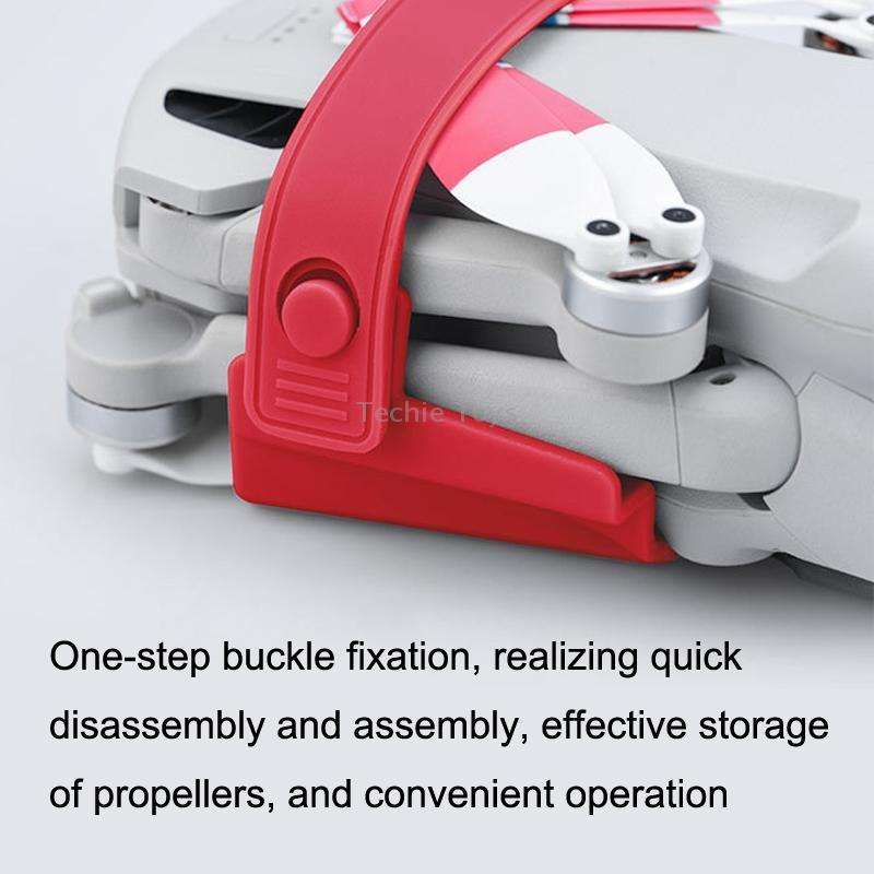 BRDRC DJI-9265 For DJI Mini 3 Pro Beam Paddle Device Propeller Blade Retainer(Orange)