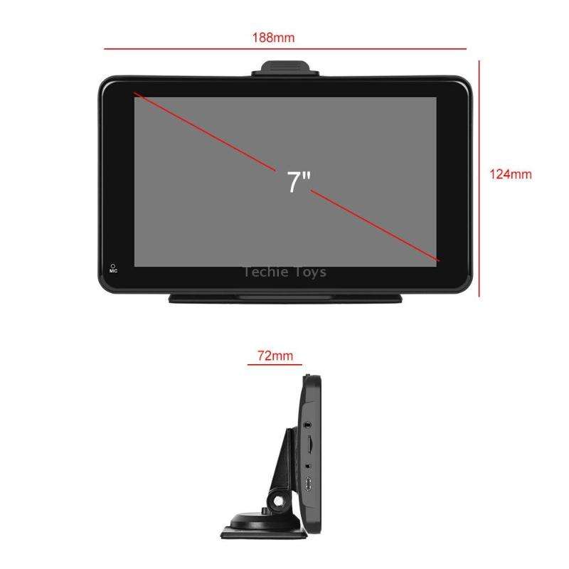 A3135 7 Inches HD Wired Smart Screen With Wireless CarPlay + Android Auto + Android With Camera