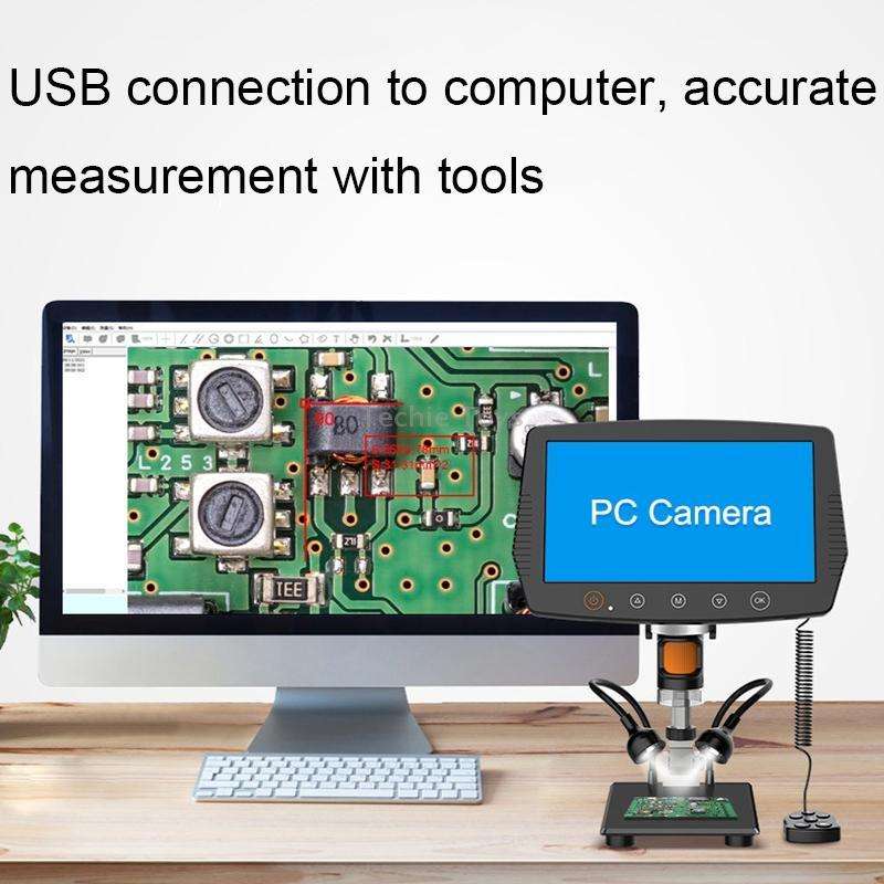 1000X 9-Inch HD Circuit PCD Board Inspection And Maintenance Digital Microscope(MS3-A)