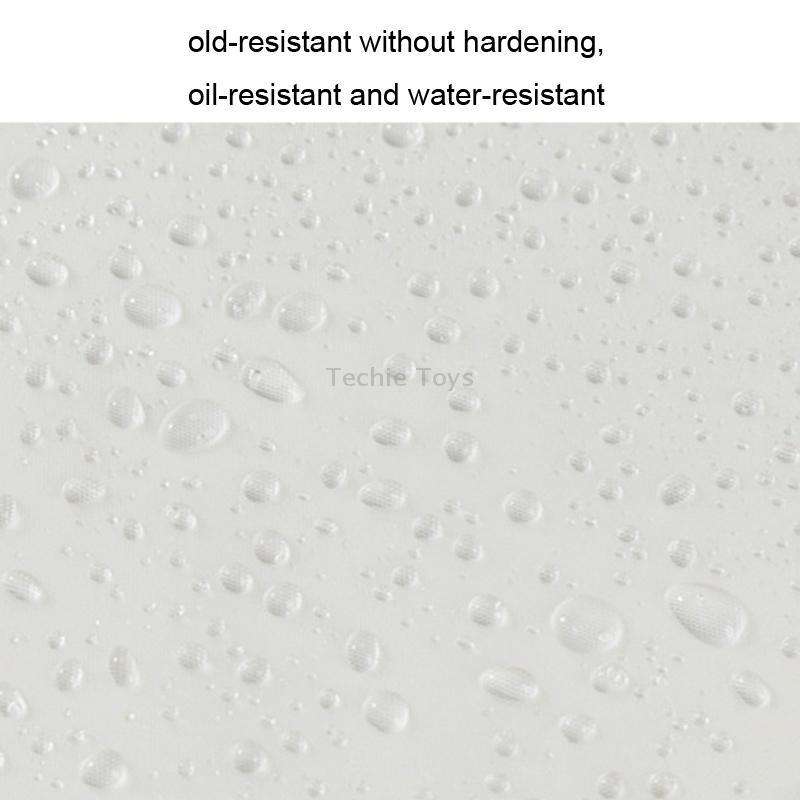 30 Silk Long 80cm Transparent TPU Apron Solid Color Webbing Adjustable Work Apron(Pink + Pink Webbin