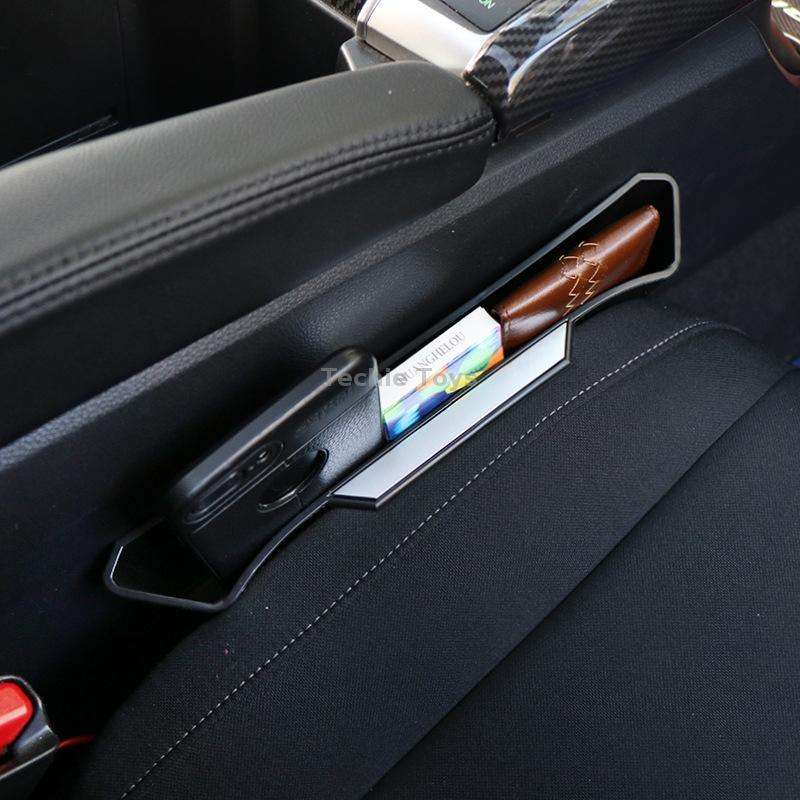 Car Gap Multifunctional Sundries Storage Box Seat Clip(Black)