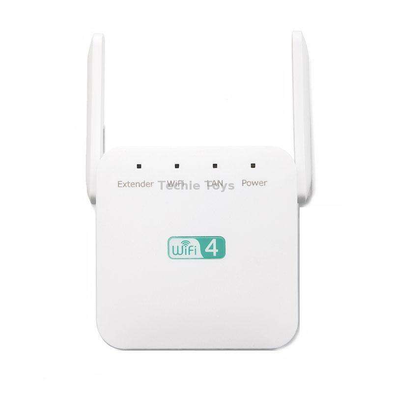2.4G 300M Wi-Fi Amplifier Long Range WiFi Repeater Wireless Signal Booster US Plug White