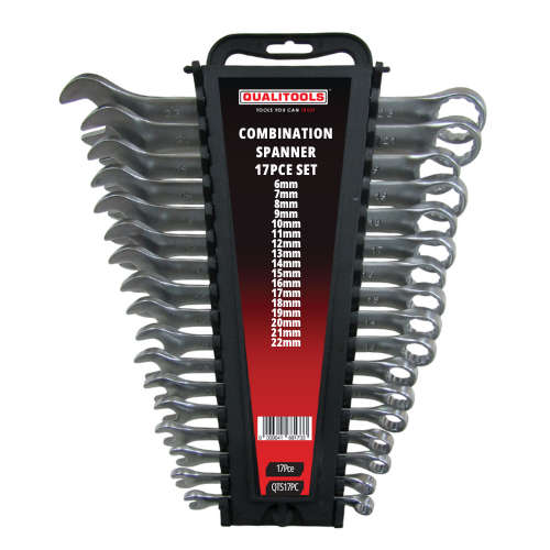 Qualitools Spanner Combination Set 17Pce (6-24)